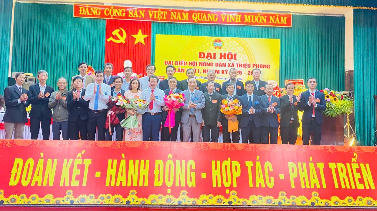 ĐẠI HỘI ĐẠI BIỂU HỘI NÔNG DÂN XÃ TRIỆU PHONG LẦN THỨ I, NHIỆM KỲ 2025-2030