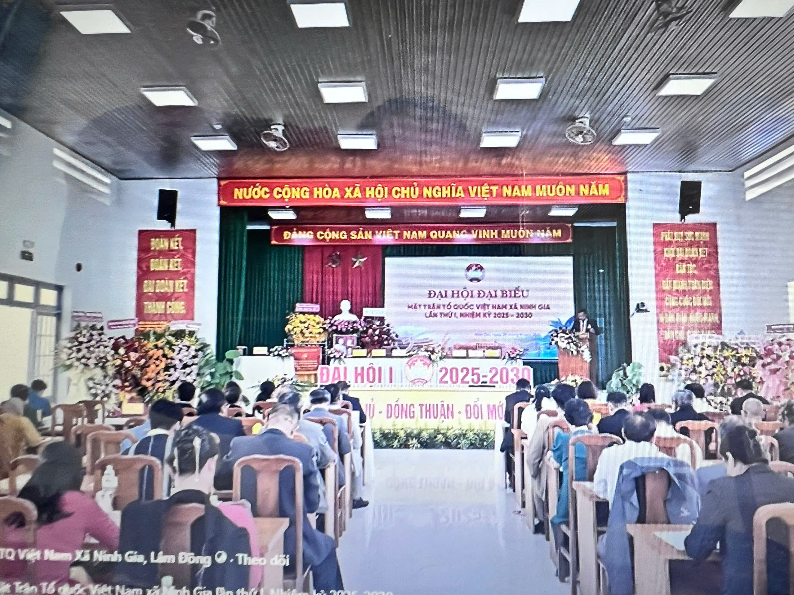 Đại hội Đại biểu MTTQ VN xã Ninh Gia lần thứ I nhiệm kỳ 2025-2030