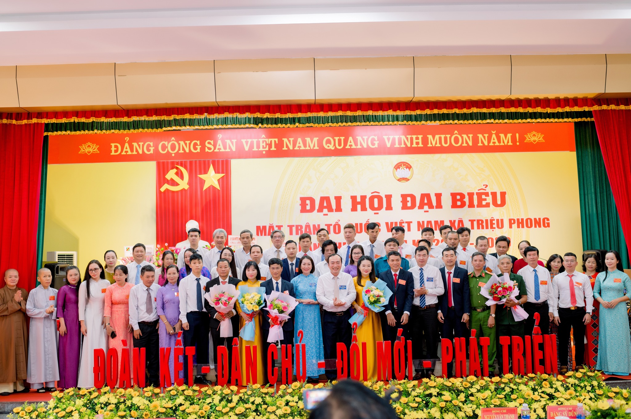 ĐẠI HỘI ĐẠI BIỂU MẶT TRẬN TỔ QUỐC VIỆT NAM XÃ TRIỆU PHONG LẦN THỨ I, NHIỆM KỲ 2025 – 2030